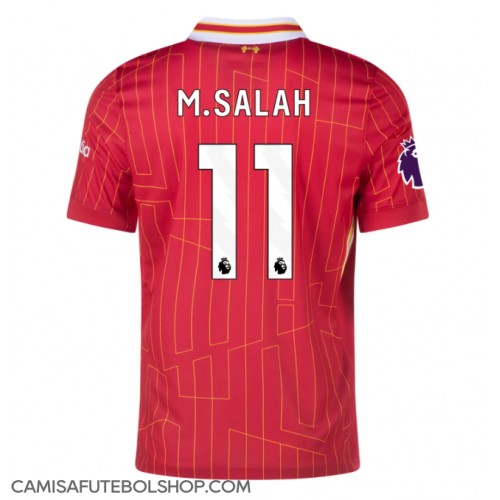 Camisa de time de futebol Liverpool Mohamed Salah #11 Replicas 1º Equipamento 2024-25 Manga Curta